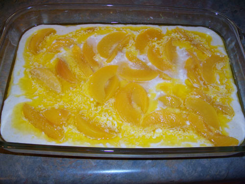 cobbler before baking